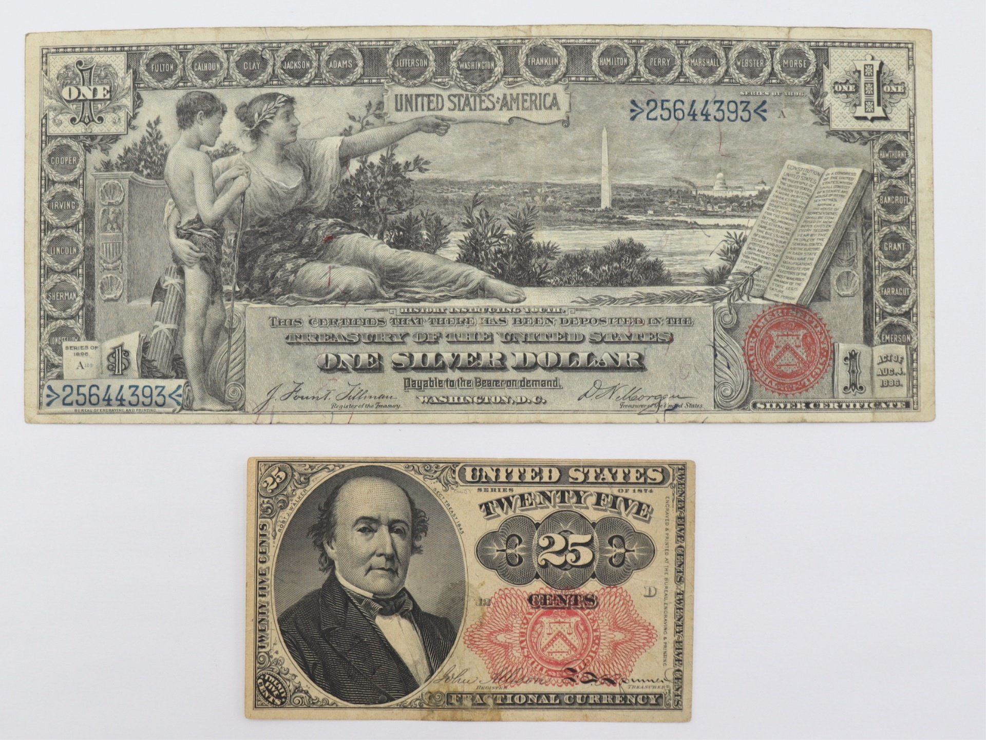 U S PAPER MONEY GROUPING Including 3bacb3