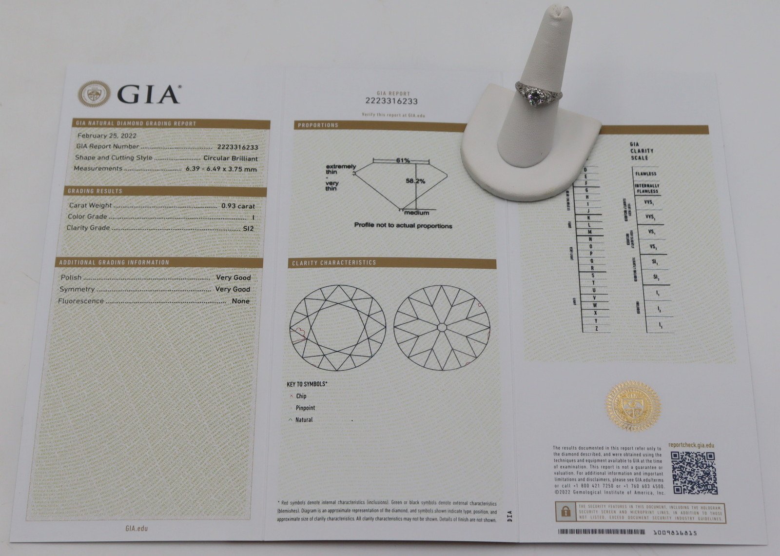 JEWELRY GIA CIRCULAR BRILLIANT  3bacc9