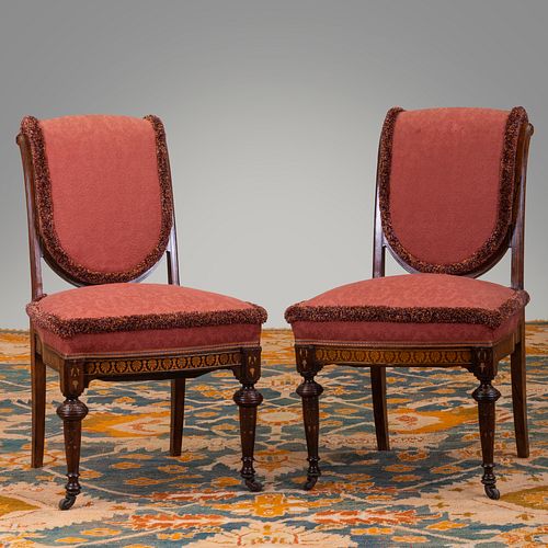 PAIR OF RENAISSANCE REVIVAL ROSEWOOD 3bad50