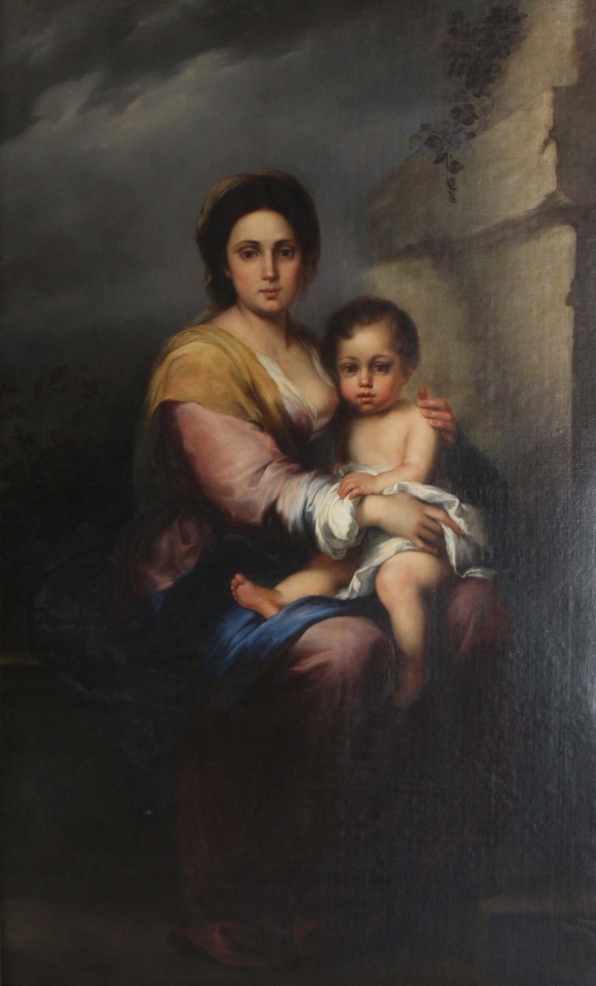 MURILLO (AFTER). Oil on canvas.