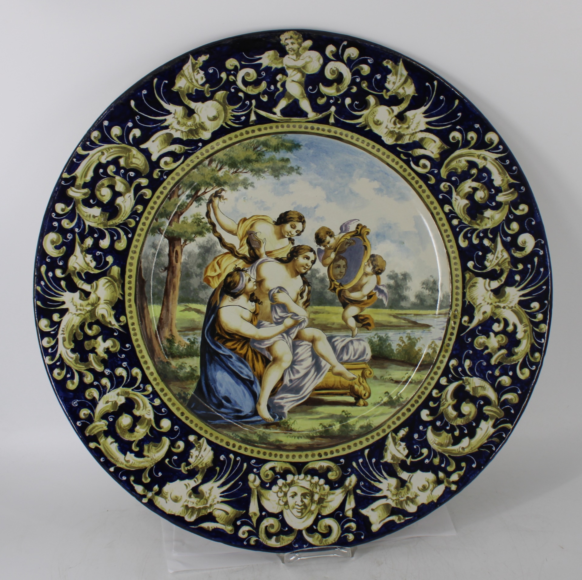 LARGE AND IMPRESSIVE ITALIAN PORCELAIN 3bae20