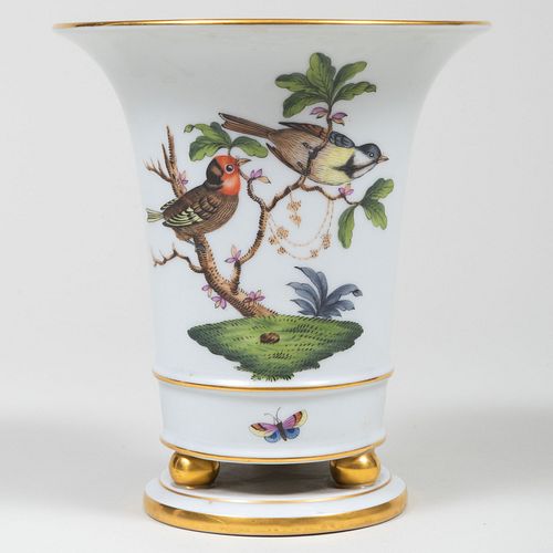 HEREND PORCELAIN ROTHCHILD BIRD  3bae69