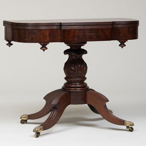 FEDERAL CARVED MAHOGANY CARD TABLE28