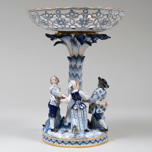 MEISSEN PORCELAIN FIGURAL TAZZABlue 3baf37