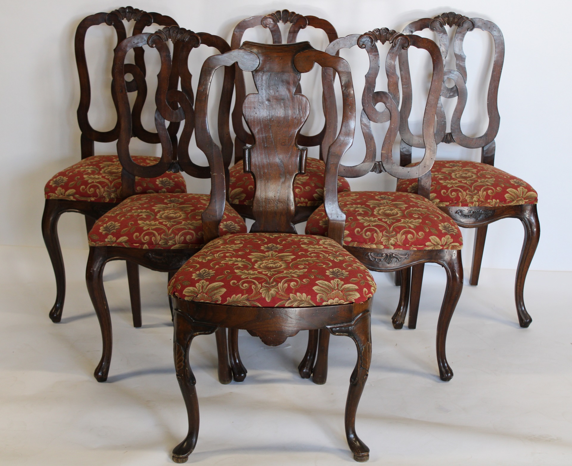 A MATCHED SET OF 6 ANTIQUE CONTINENTAL 3bafab