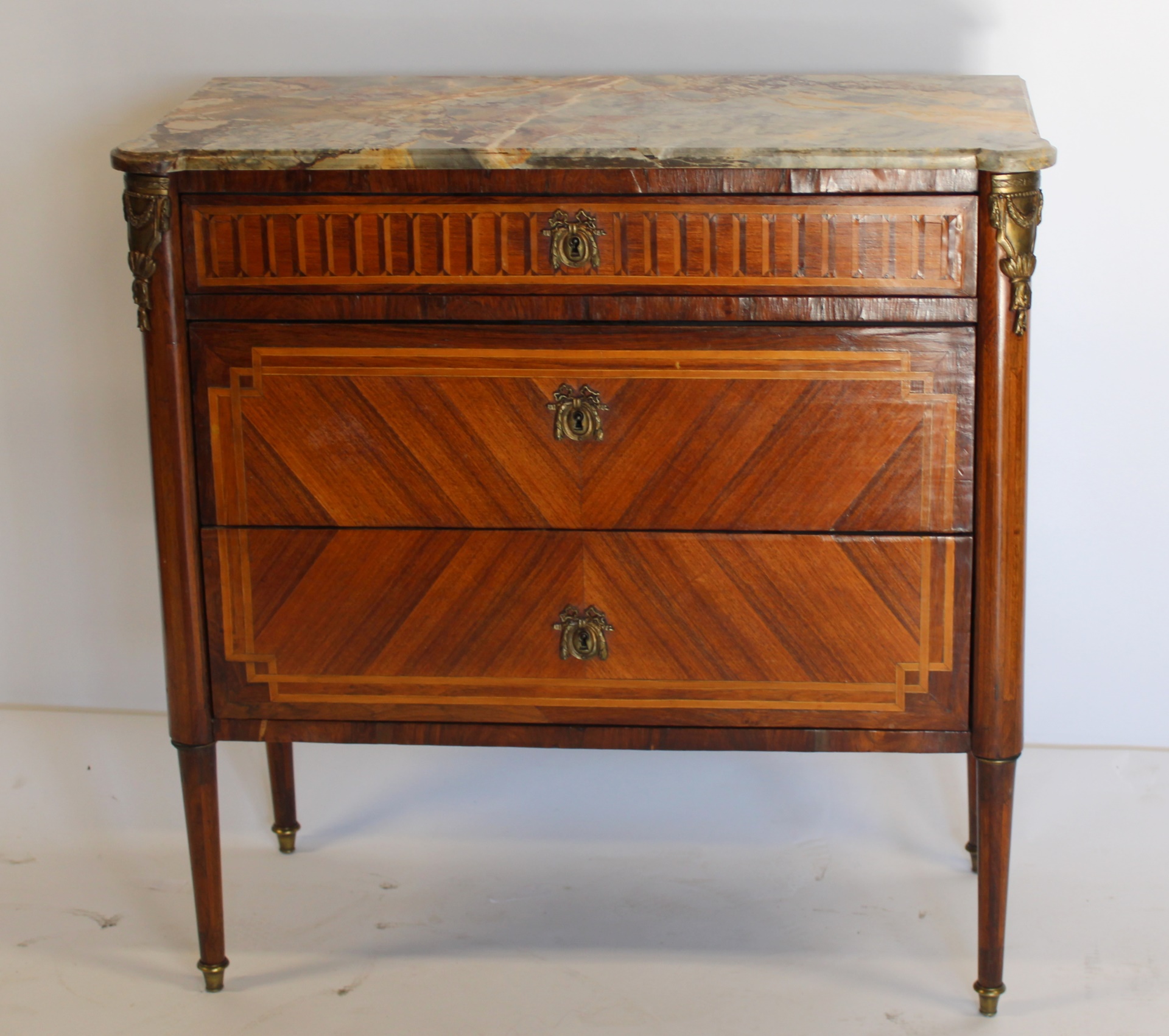 ANTIQUE CONTINENTAL SATINWOOD,