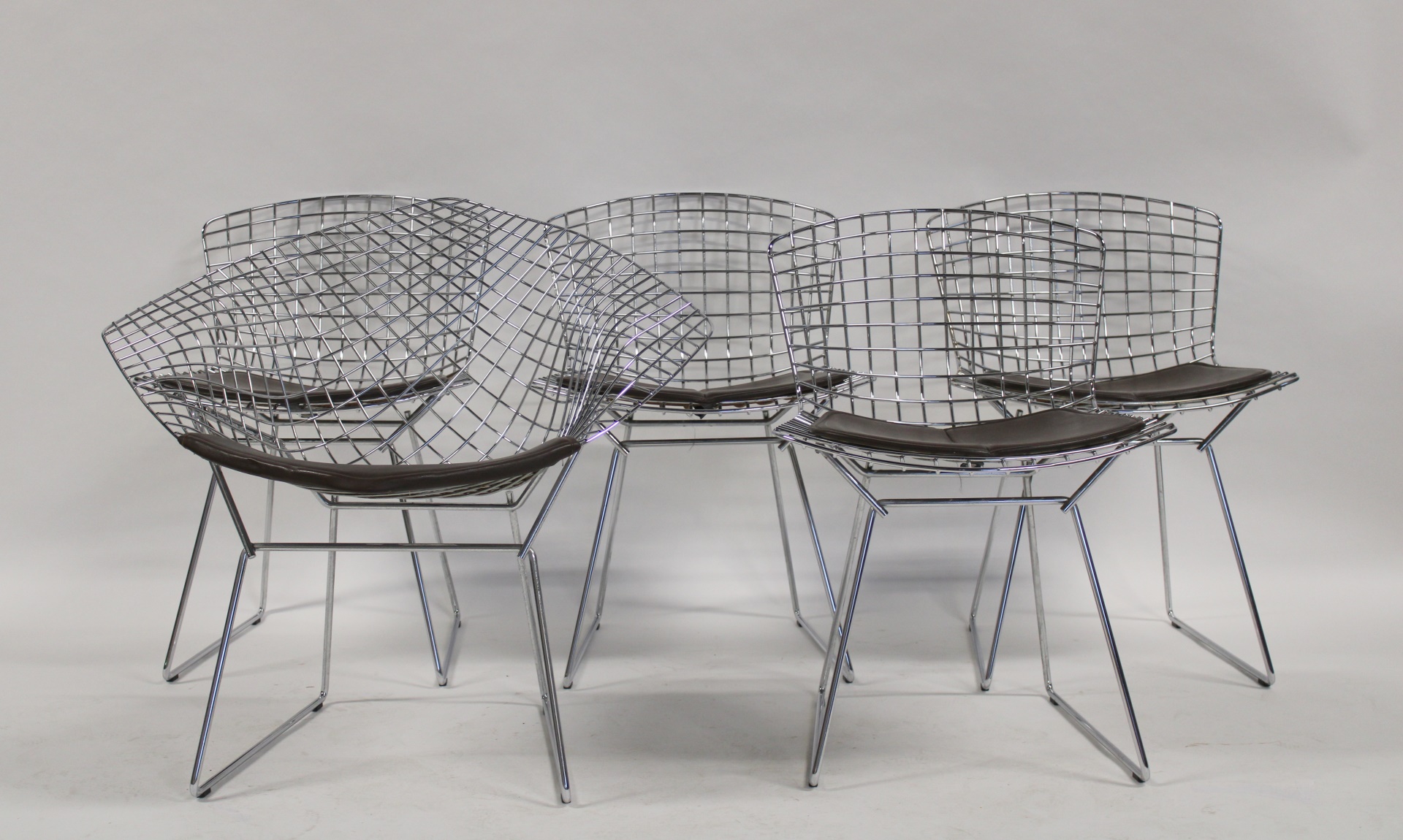 5 HARRY BERTOIA FOR KNOLL CHROME 3baff3