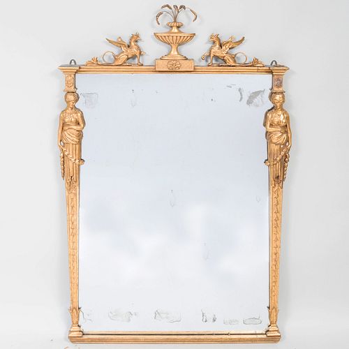 CONTINENTAL GILTWOOD MIRROR, PROBABLY