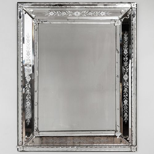 VENETIAN ETCHED GLASS MIRROR40 3bb10f