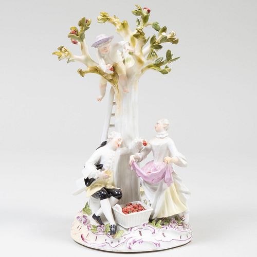 MEISSEN PORCELAIN FIGURE GROUP