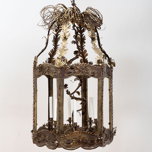 LARGE FRENCH BAROQUE STYLE GILT T LE 3bb217