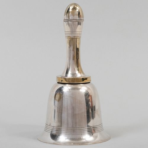 HUKIN & HEATH SILVER PLATE BELL