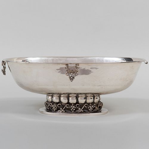 JENSEN STYLE MEXICAN SILVER CENTERBOWLMarked 3bb292