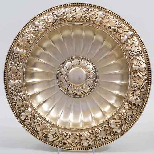 TIFFANY & CO. SILVER-GILT CENTERBOWLMarked