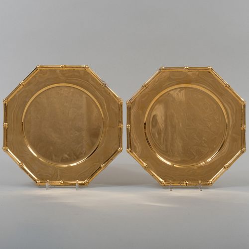 PAIR OF TIFFANY & CO, SILVER-GILT