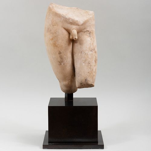 ITALIAN MARBLE MALE FRAGMENTARY