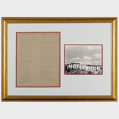 HOLLYWOOD MEMORABILIAA guest book 3bb309