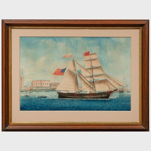 AMERICAN SCHOOL: CLIPPER SHIP H.H.