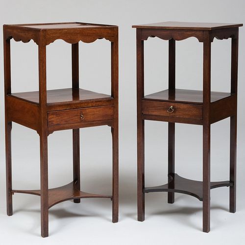 GEORGE III MAHOGANY BEDSIDE TABLETogether 3bb37a