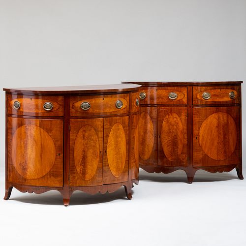 PAIR OF GEORGE III INLAID MAHOGANY 3bb3c3