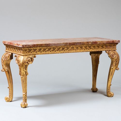 EARLY GEORGE II STYLE CARVED GILTWOOD 3bb3ca