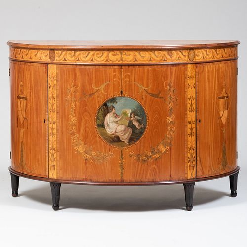 FINE GEORGE III INLAID SATINWOOD 3bb3fd