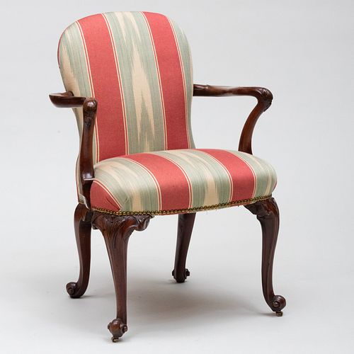 GEORGE II MAHOGANY ARMCHAIR35 x