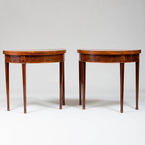 PAIR OF GEORGE III YEWWOOD AND