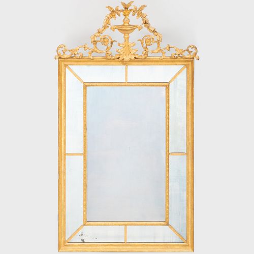 GEORGE III CARVED GILTWOOD MIRRORInventory 3bb43d