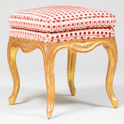 GEORGE III CARVED GILTWOOD STOOL20 3bb43e