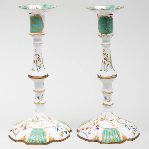 PAIR OF STAFFORDSHIRE WHITE AND