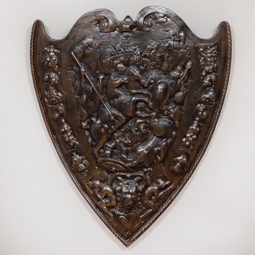 CAST IRON FIGURAL HEART-SHAPED