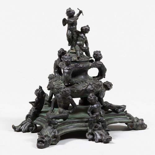 RENAISSANCE STYLE BRONZE FIGURAL 3bb511