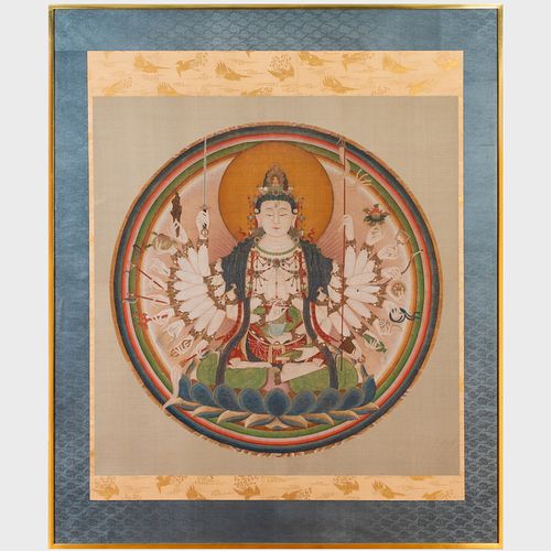 LARGE JAPANESE MANDALA OF JUNTAI 3bb5ee