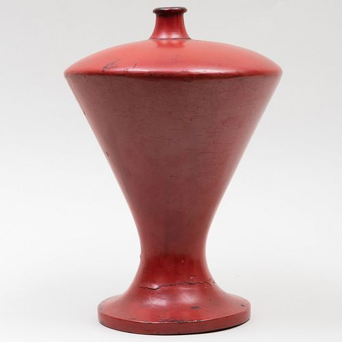 JAPANESE RED LACQUER NEGORO HEISHI