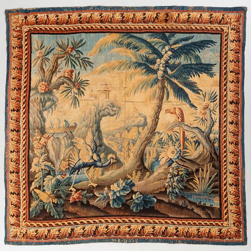 LOUIS XV AUBUSSON CHINOISERIE TAPESTRY  3bb641