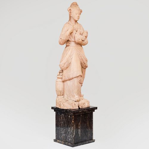 LARGE CONTINENTAL TERRACOTTA MODEL 3bb656