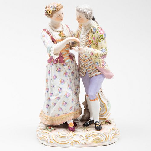 MEISSEN PORCELAIN FIGURE GROUP