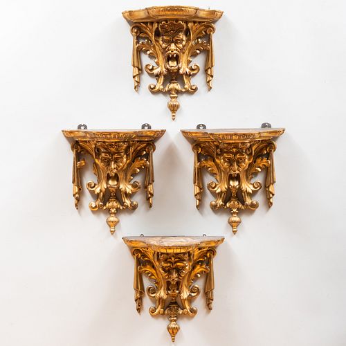 SET OF FOUR CONTINENTAL BAROQUE 3bb6d9