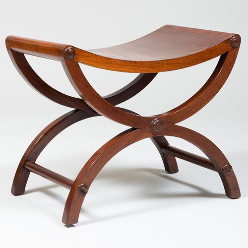 ENGLISH MAHOGANY CAMPAIGN STOOL19