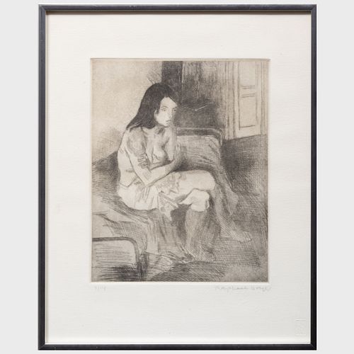 RAPHAEL SOYER 1899 1987 SEATED 3bb7d2