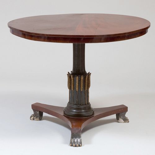 CONTINENTAL NEOCLASSICAL MAHOGANY,