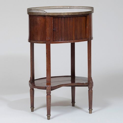 LOUIS XVI PROVINCIAL MAHOGANY TABLE 3bb823