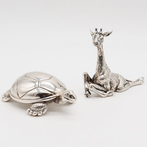 BUCCELLATI SILVER GIRAFFE AND A