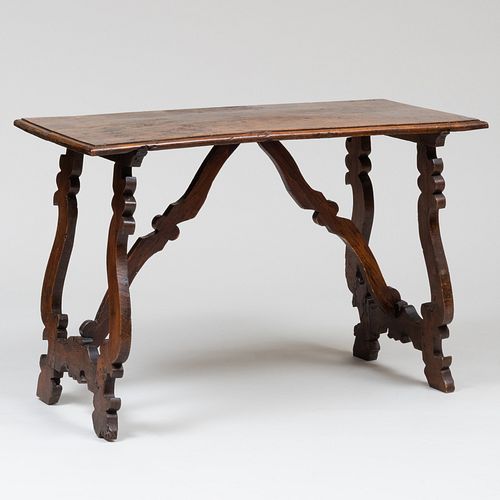 SPANISH BAROQUE WALNUT TRESTLE