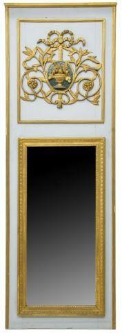 FRENCH TRUMEAU STYLE PAINTED GILTWOOD 3be026