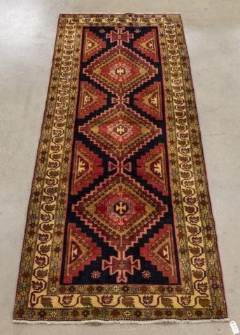 PERSIAN HAND-TIED MESHKIN  RUNNER