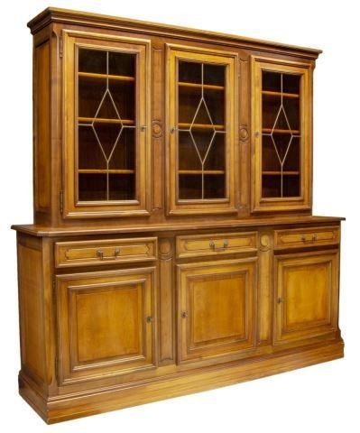 VINTAGE ITALIAN WALNUT & LEADED