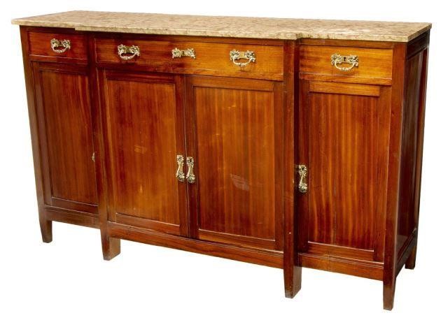 ITALIAN MARBLE TOPPED MAHOGANY 3be052