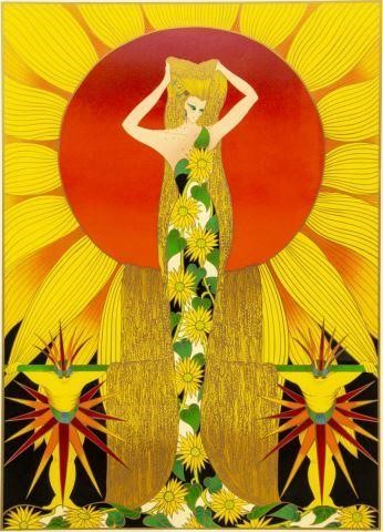 ARTIST PROOF SERIGRAPH SUNFLOWER  3be0a8